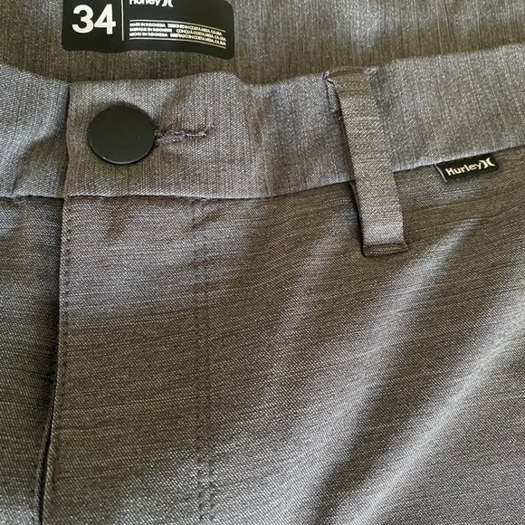 Hurley like new size 34 stretchy grey shorts - Picture 2 of 6